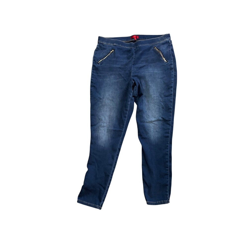 Jennifer Lopez Pull On Jeggings Skinny Stretch Denim Jeans 18